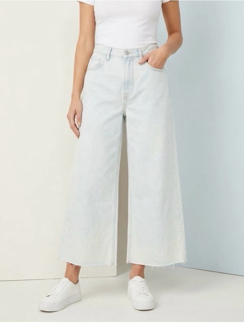 Rag and Bone Ruth Wide Leg High-Rise Jeans Size 29 in light wash